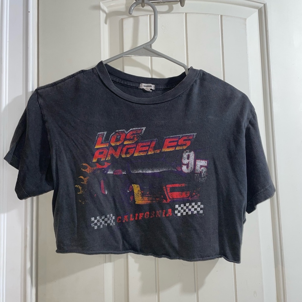 Garage Graphic Cropped Tee
